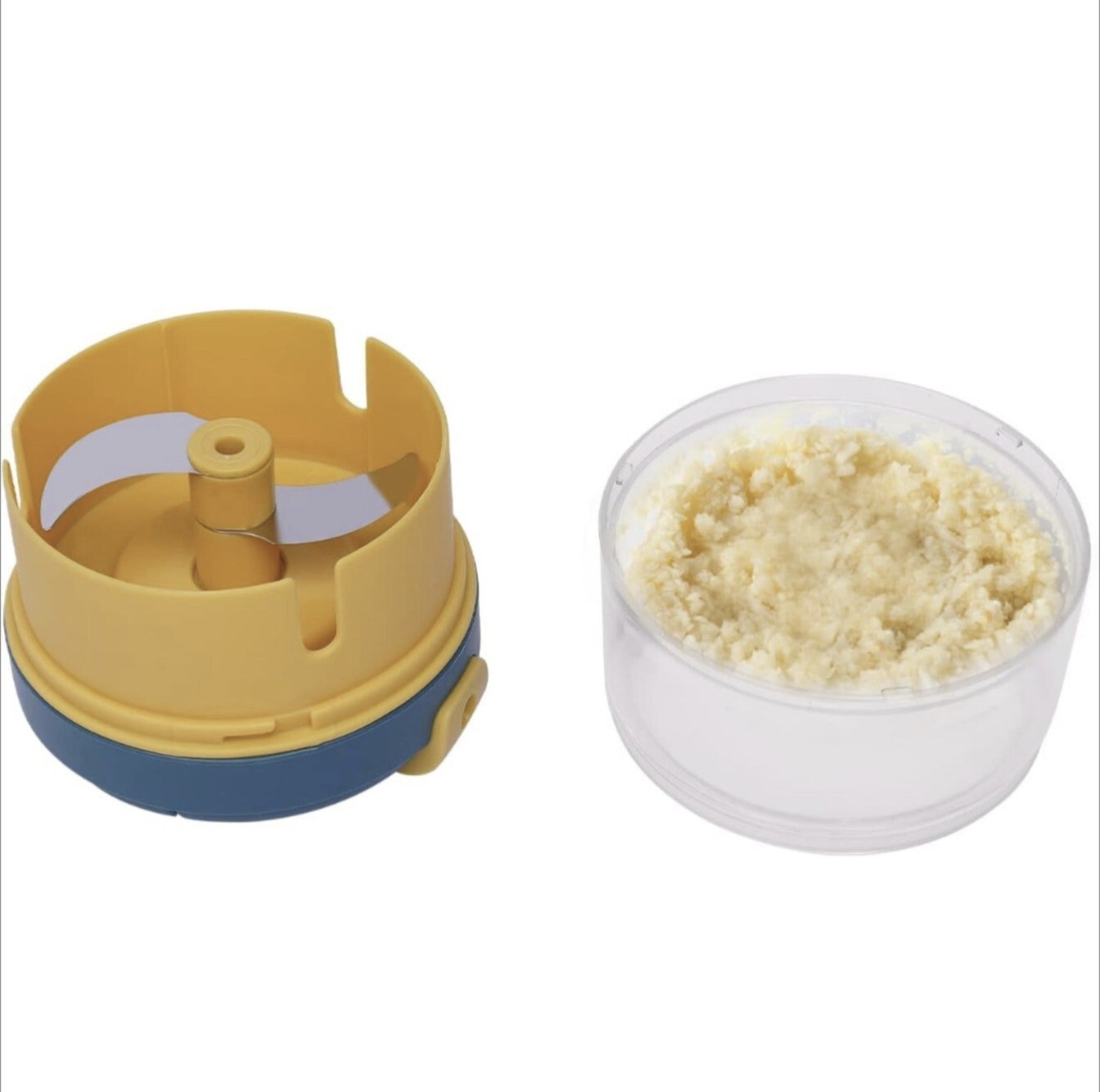 Garlic Cutter Fruit Vegetable Onion Press Manual Food Speedy Chopper Hand pull