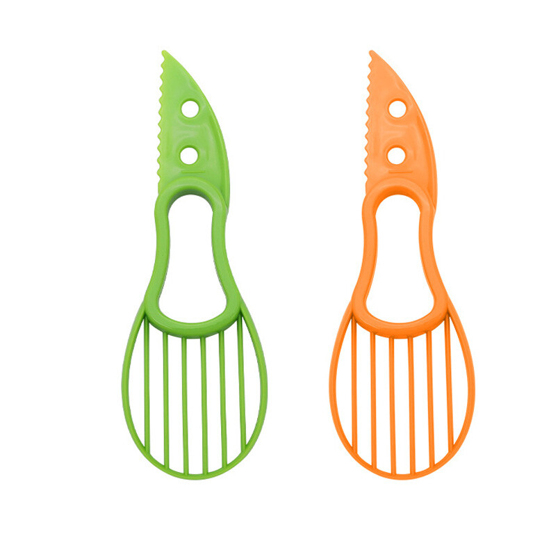 Avocado Cutter Corer Separator Pulp Shea Butter Scoop Fruit Peeler Slicer Knife