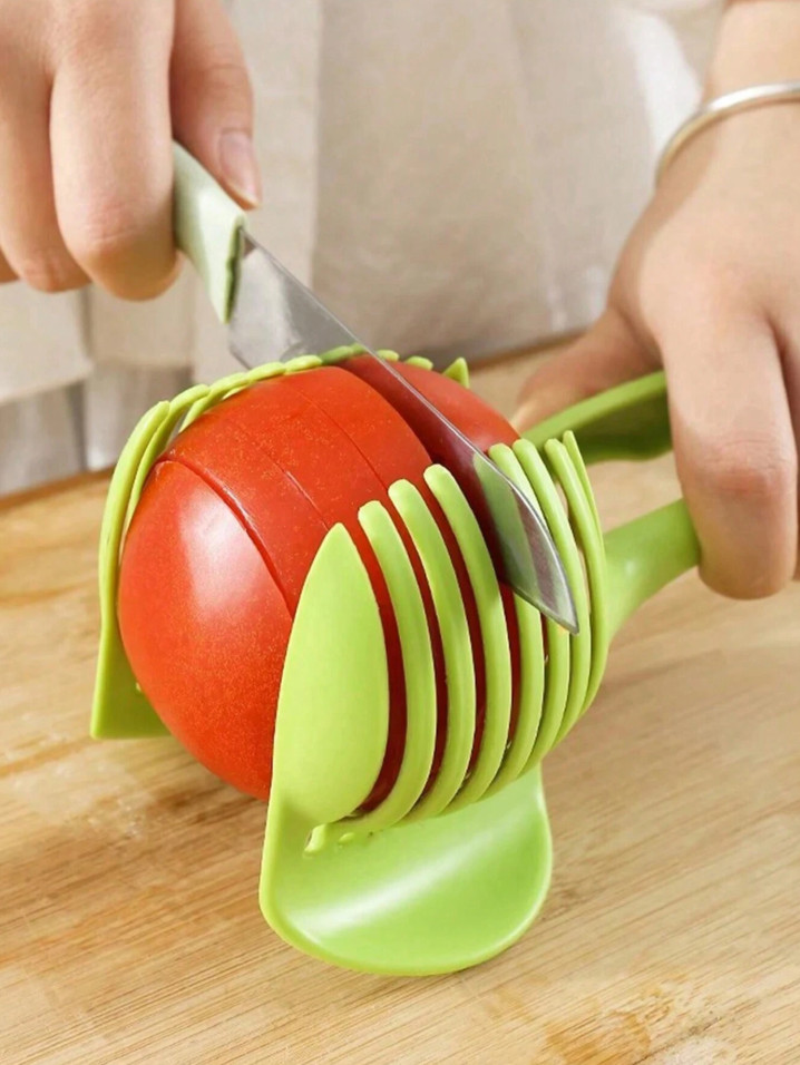 1 pc Lemon Slicer Kitchen Gadget for Cutting Fruits, Vegetables & Sandwiches