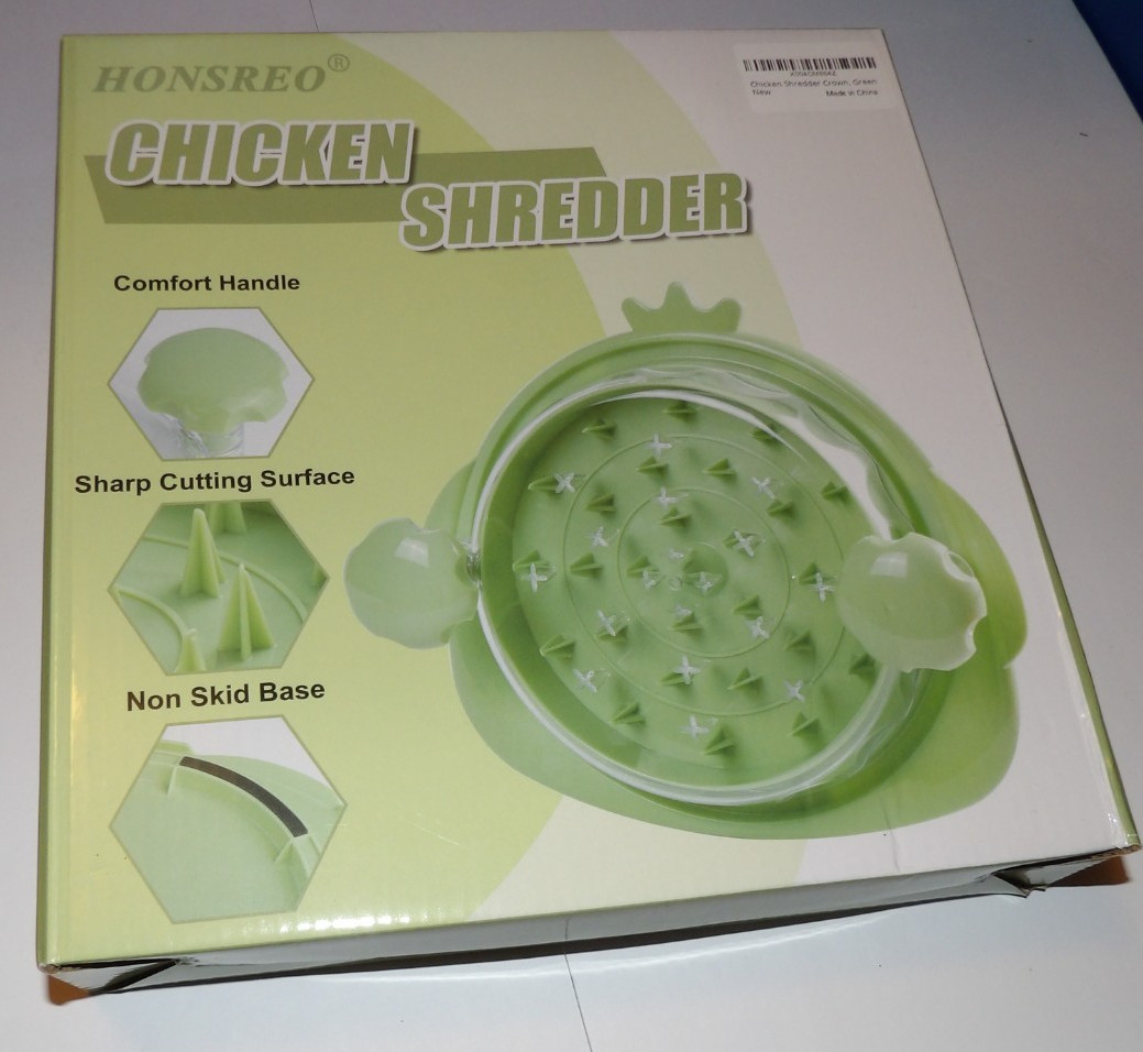 Chicken Shredder Large Tool Twist for Kitchen, Non Skid Base, Comfort Handle NIB