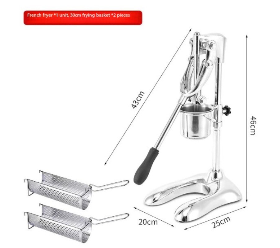 Long French Fry Extruder Commercial French Fry Press Manual French Fry Maker