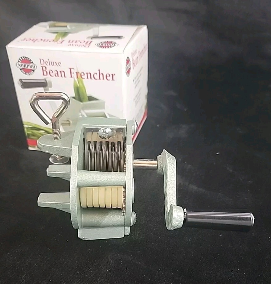 Norpro Deluxe Bean Frencher Heavy Duty with Clamp w/Original Box As Shown