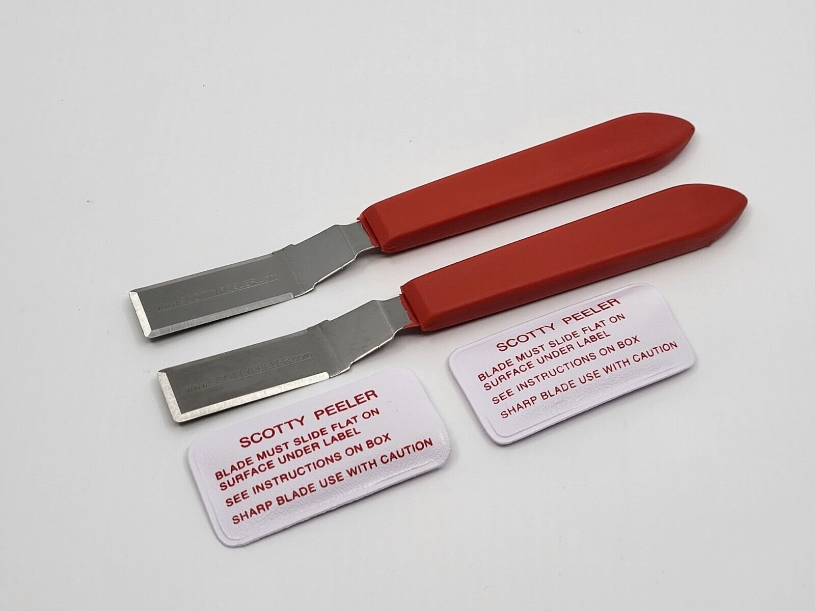 Scotty Peeler Label & Sticker Remover – Set of 2: Red, White, Blue, or Metal