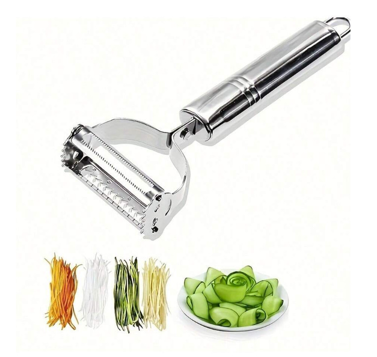 1pc Stainless Steel Vegetable Peeler – Sharp & Durable Kitchen Tool – NEW