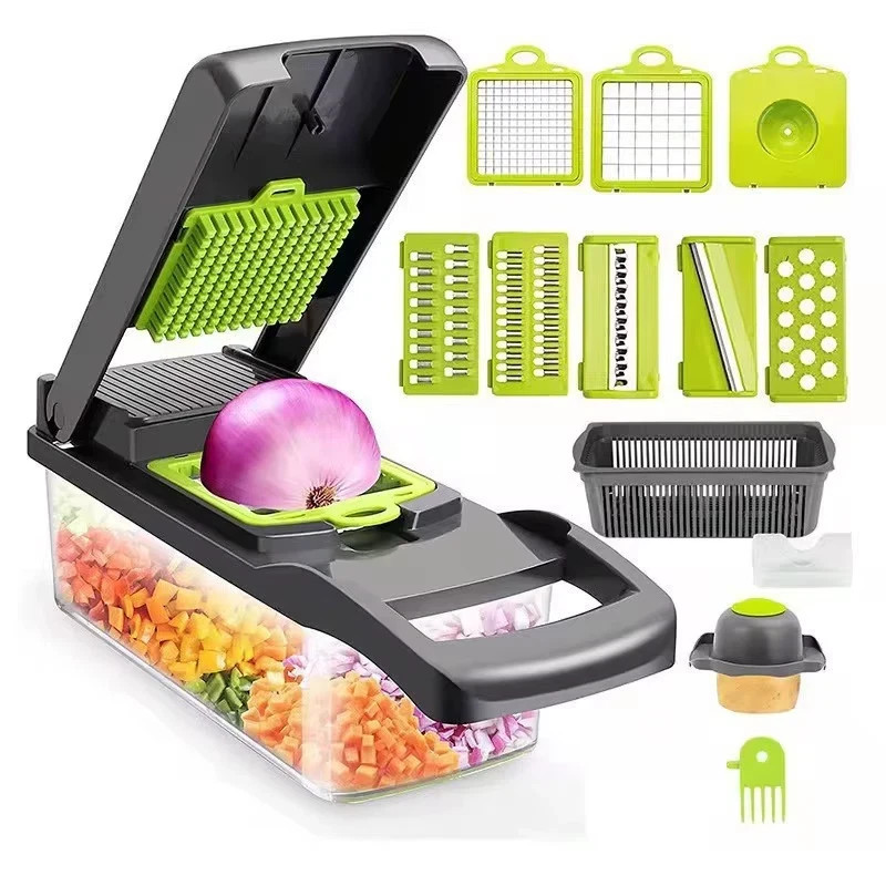 14in1 Vegetable Grater Slicer Dicer Potato Cutter Kitchen Gadget Tools Set