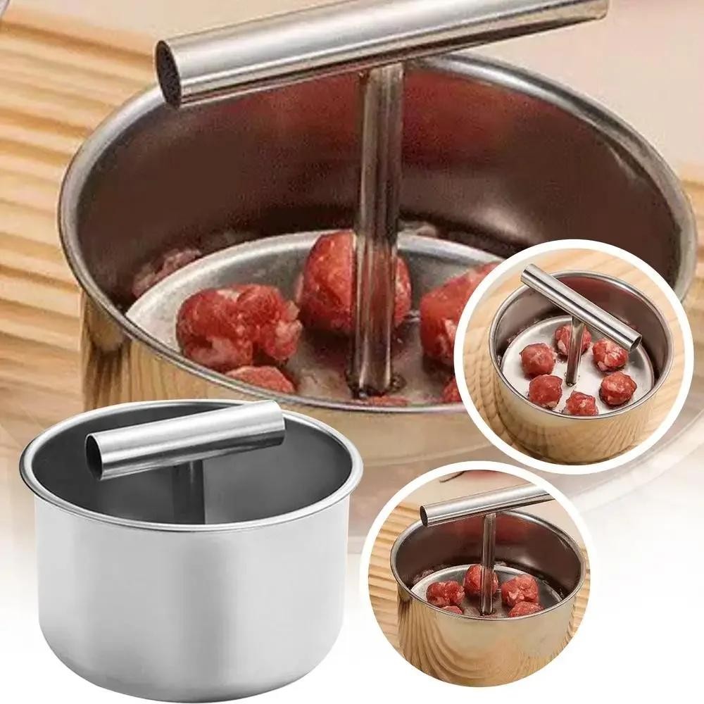 Stainless Steel Meatball Maker Press Manual Multi-functional Kitchen Tool Househ