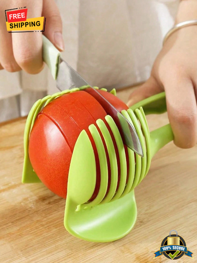 1 pc Lemon Slicer Kitchen Gadget for Cutting Fruits, Vegetables & Sandwiches