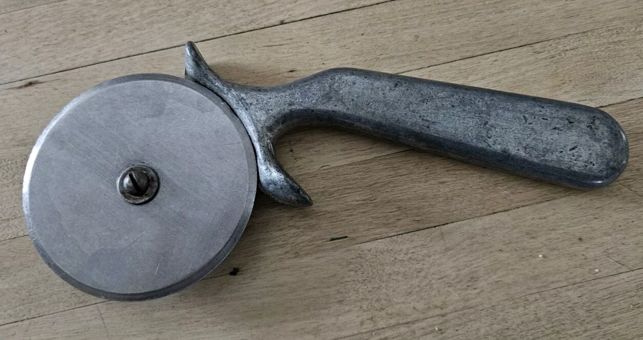 Vintage Aluminum Pizza Cutter
