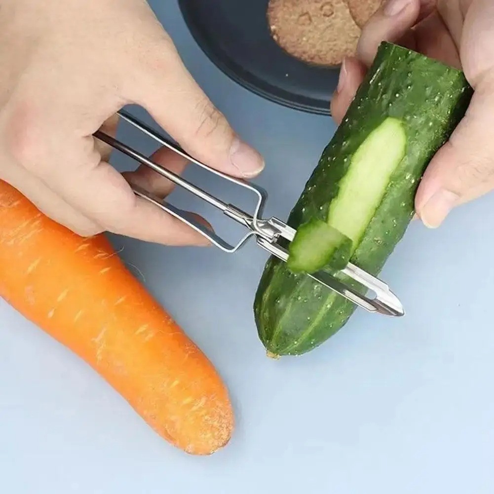 “Old-School” Professional Vegetable, Potato, Carrot Peeler – Stainless Steel Bod