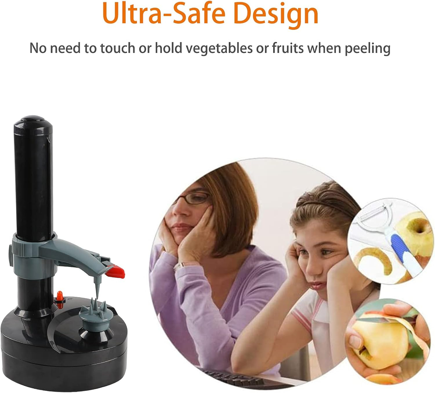 Electric Potato Peeler with 23 Replacement Blades Rotato Express Stainless Steel