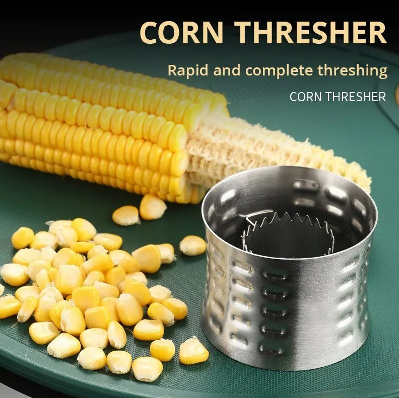 1pc Stainless Steel Corn Stripper Cob Remover Cutter Kitchen Cooking Tool – NEW