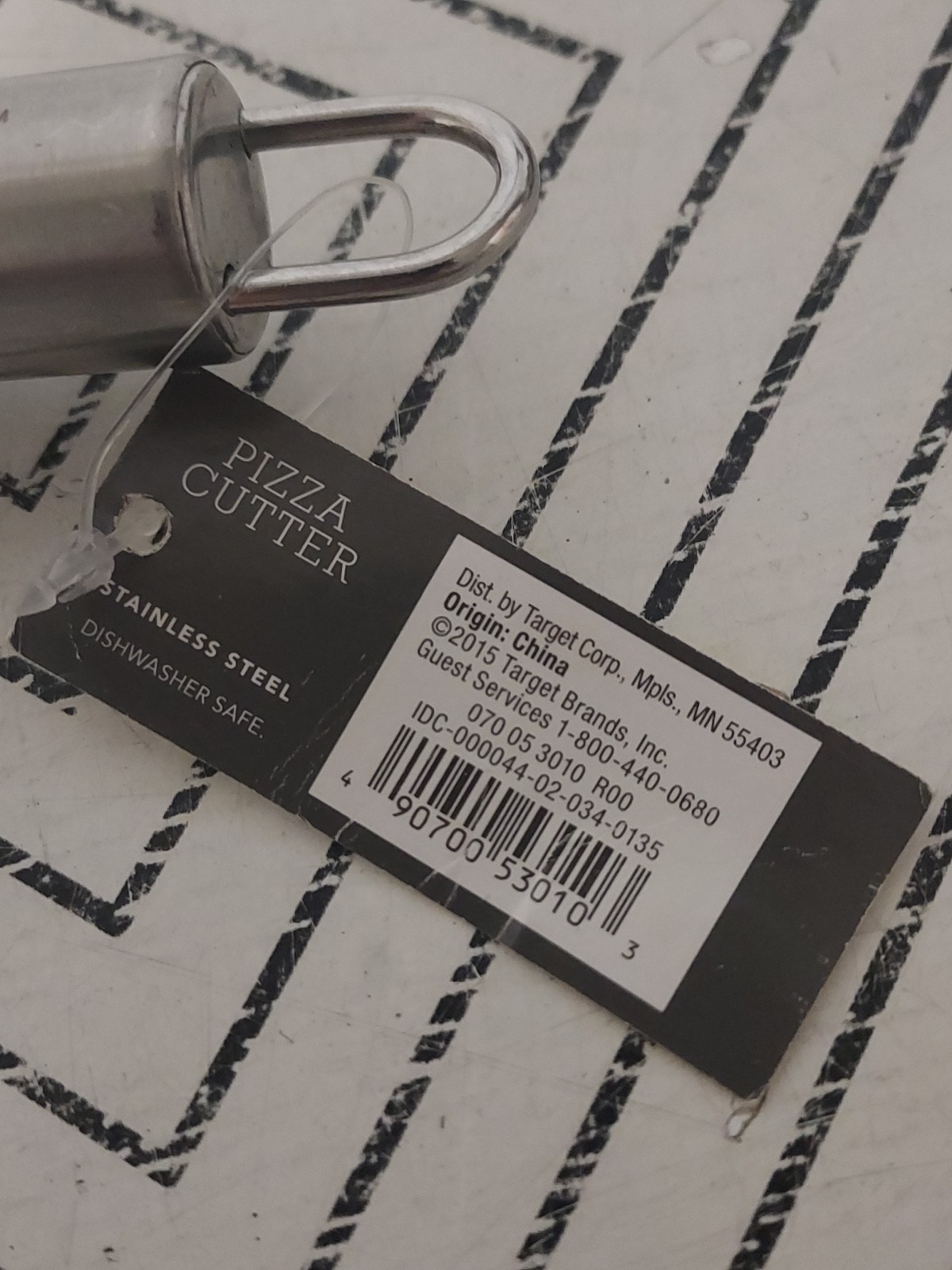 🥥 Threshold Pizza Cutter Silver Stainless Steel🆕️AS SHOWN👇