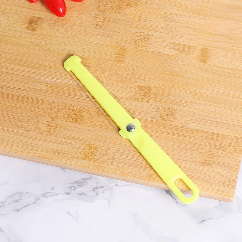 1PC Cheese Butter Slicer Peeler Cutter Tool Wire Thick Hard Soft Handle Plastic
