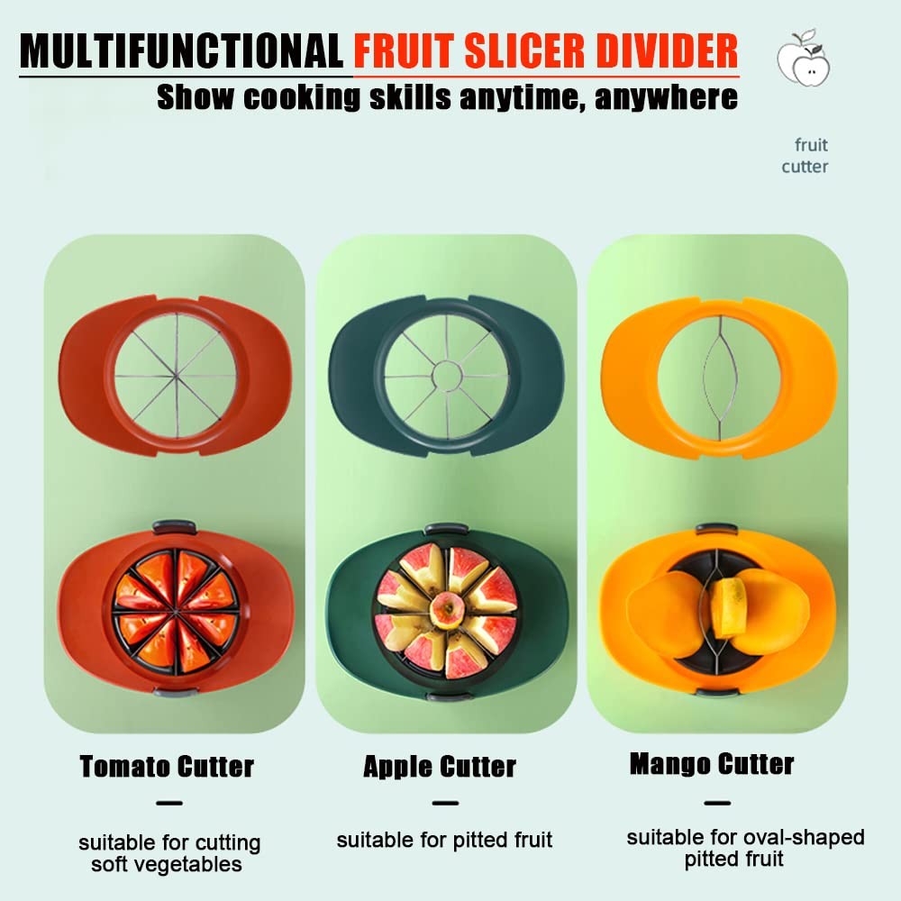 4 in 1 Mango & Apple Corer Slicer Tomato Wedges & Vegetable Cutter – Easy Kitch