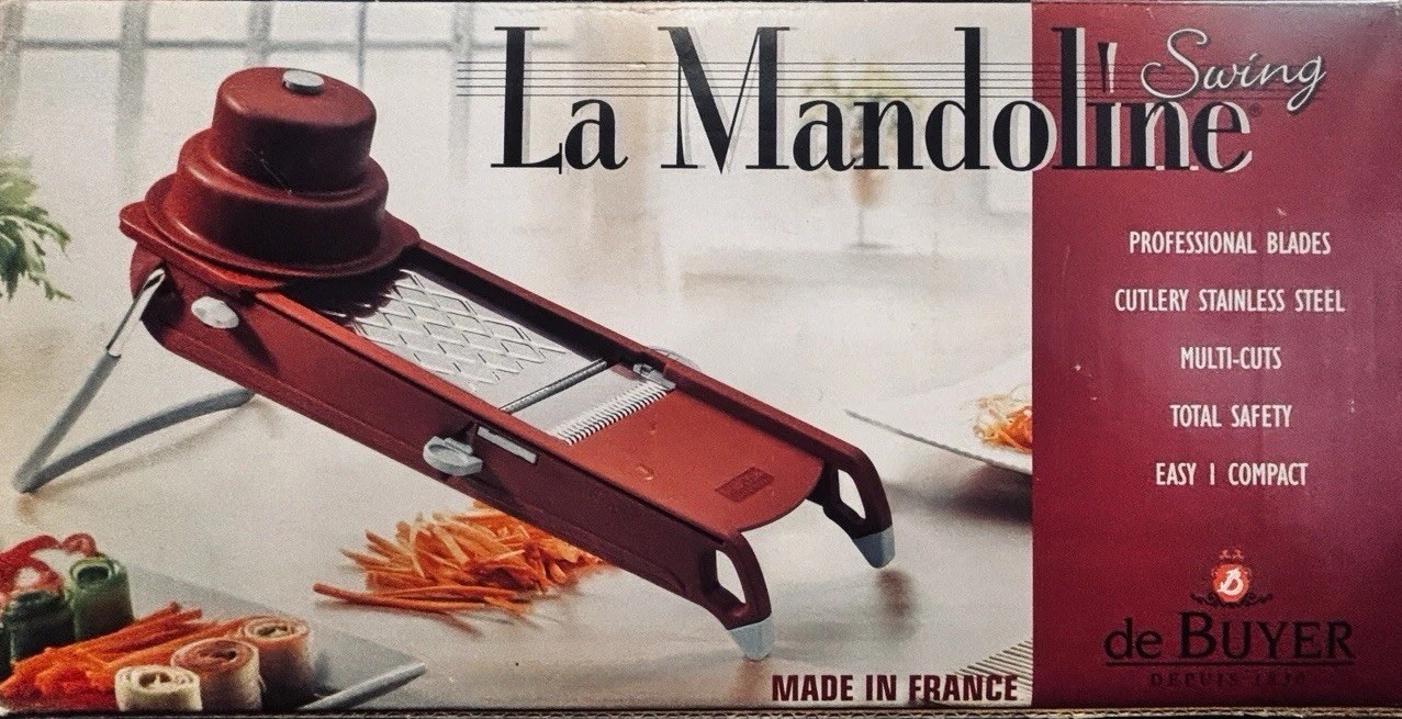 Brand New Never Opened de Buyer Mandolin Slicer Stainless Steel Made In France