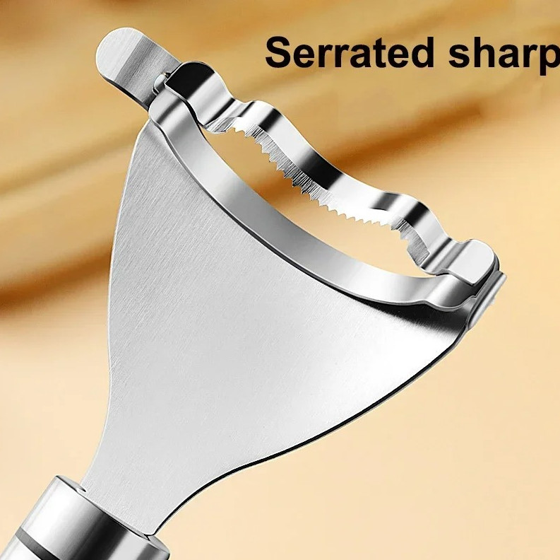 2pcs Stainless Steel Corn Peelers Serrated Cob Cutter Shaver Kitchen Tools – NEW