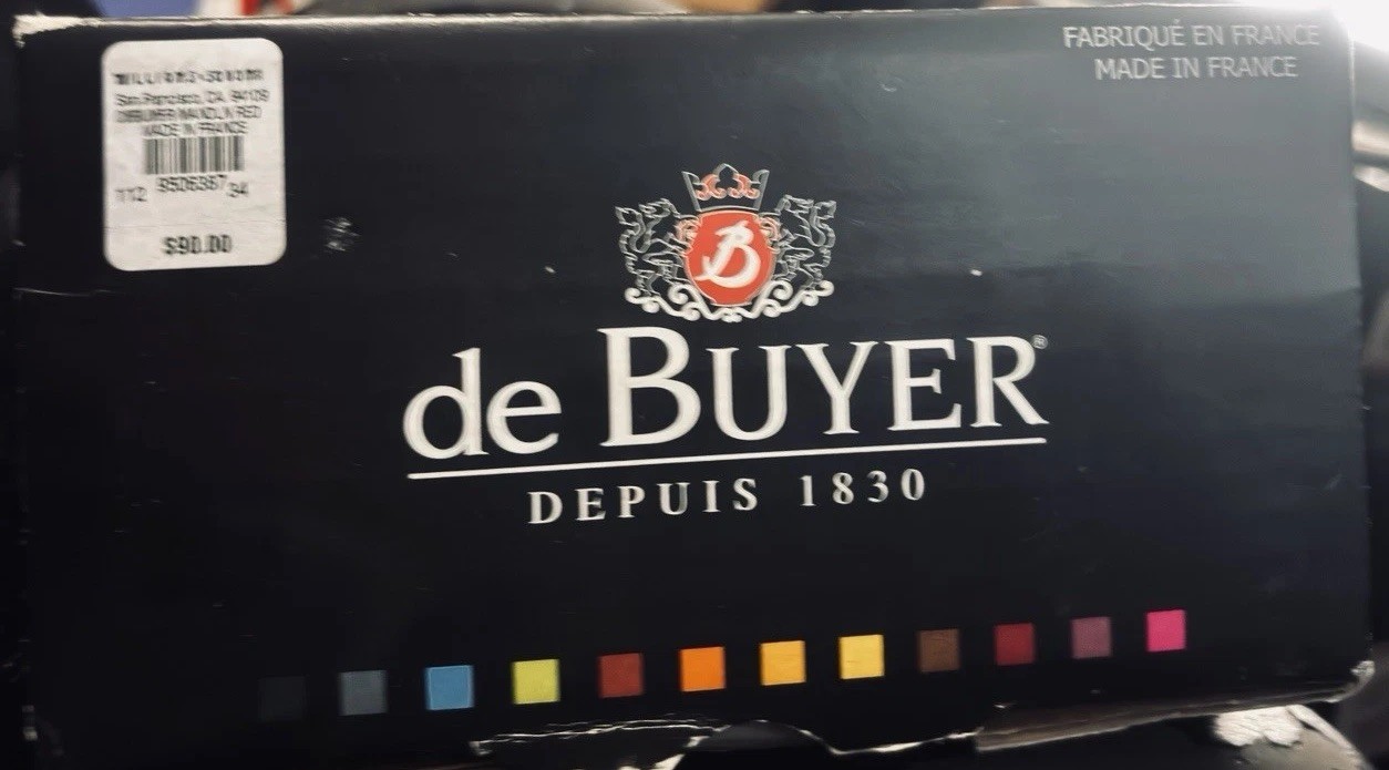 Brand New Never Opened de Buyer Mandolin Slicer Stainless Steel Made In France