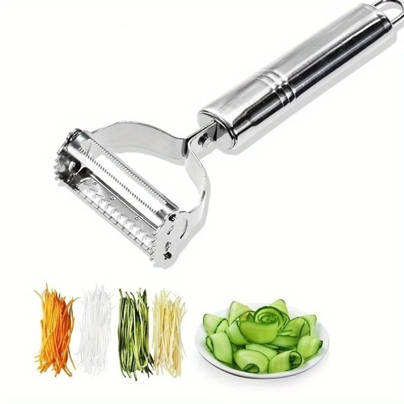 Stainless Steel Vegetable Peeler Julienne Slicer Kitchen Tool for Fruit & Potato