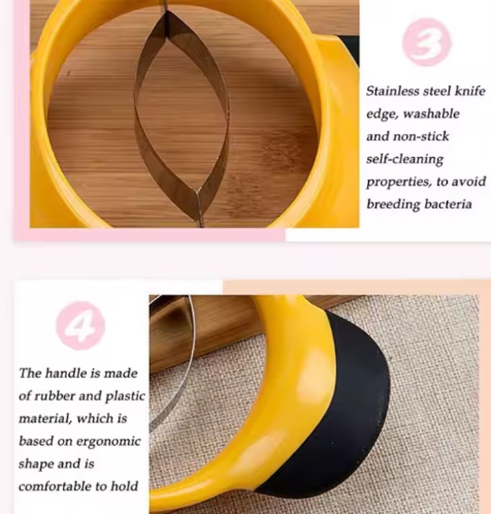1-Pack Mango Slicer & Pitter –Ergonomic Mango Splitter with Non-Slip Rubber Grip