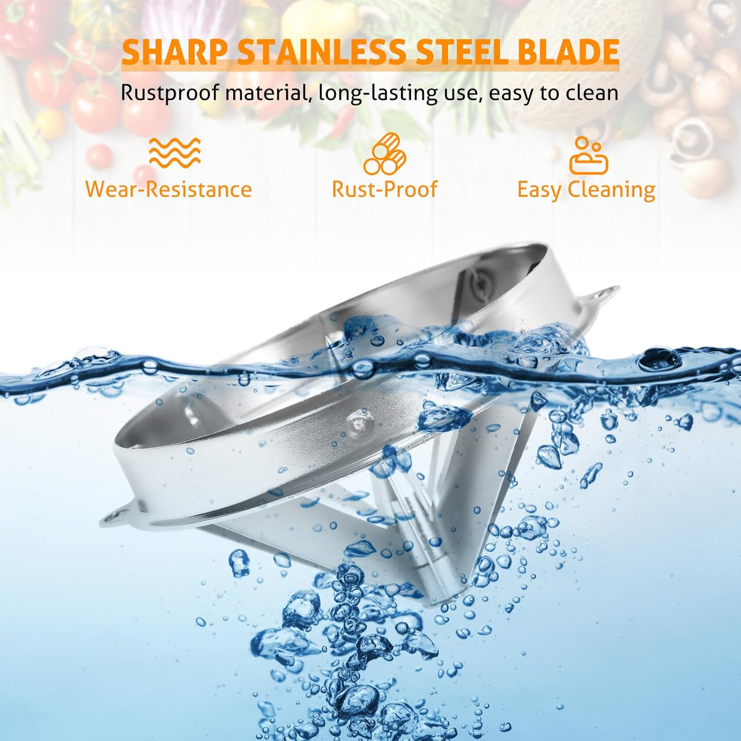 8 Section Blade for Commercial Easy Wedger Lemon Cutter Blade Stainless Steel Fr