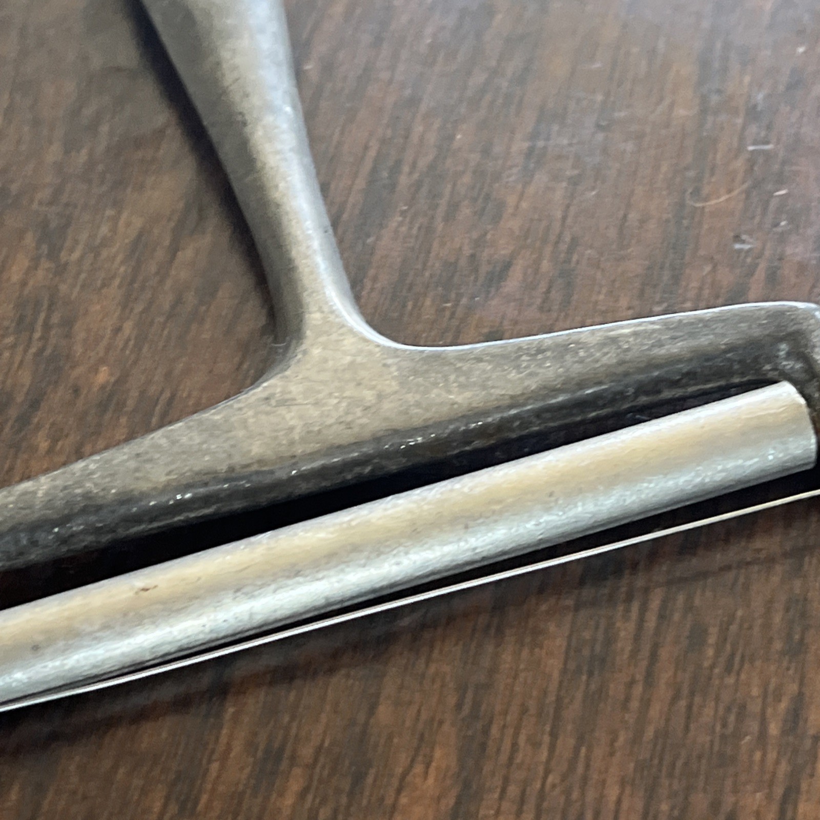 Vintage Aluminum Rolling Wire Cheese Slicer Cutter Kitchen Tool Made in Taiwan