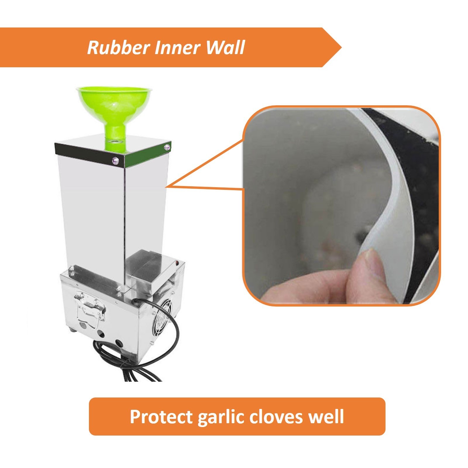 Household Garlic Peeling Machine Electric Garlic Peeler Garlic Separator 180W