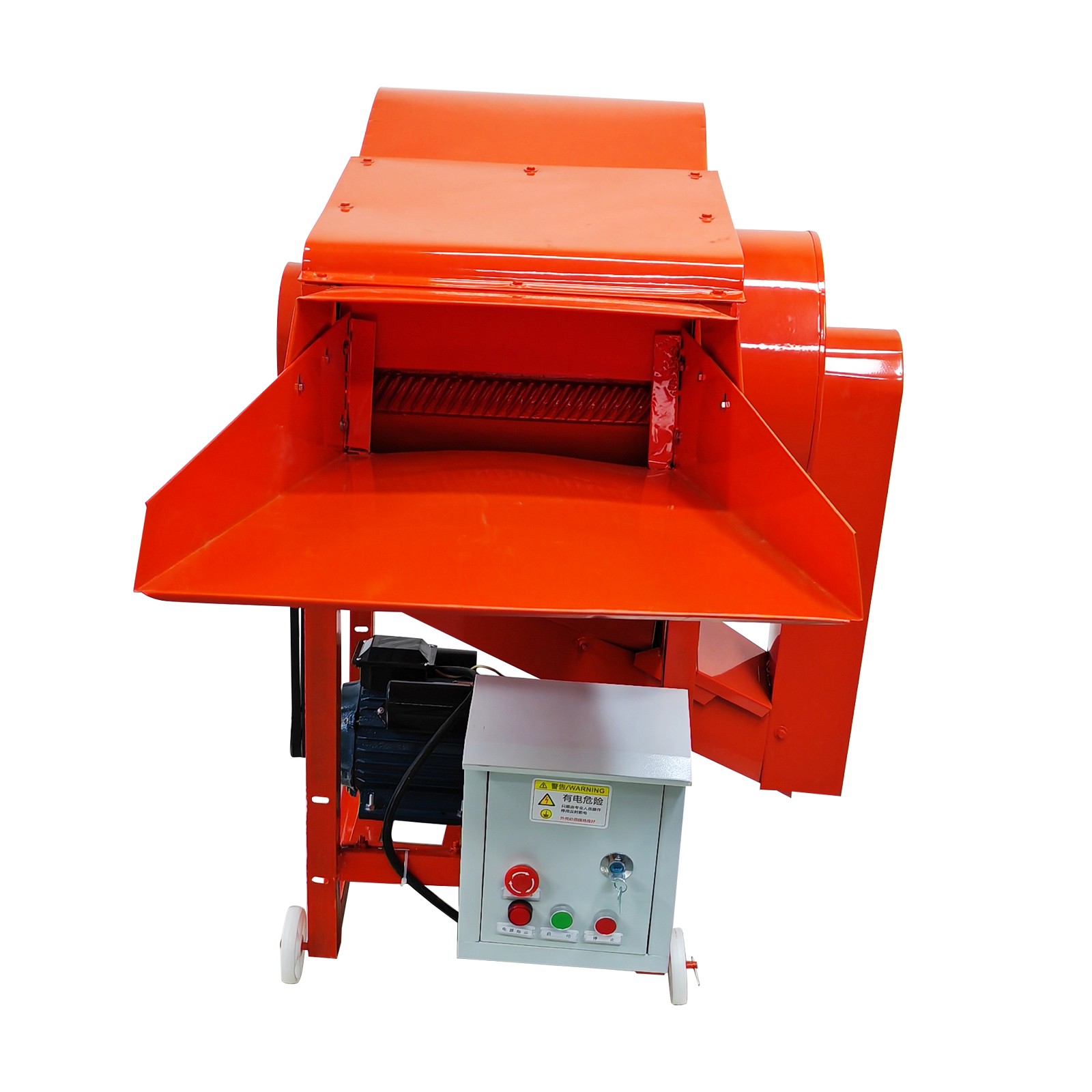 220V Grain Hulling&Peeling Machine Thresher Sheller for Rice Wheat 400-600kg/h