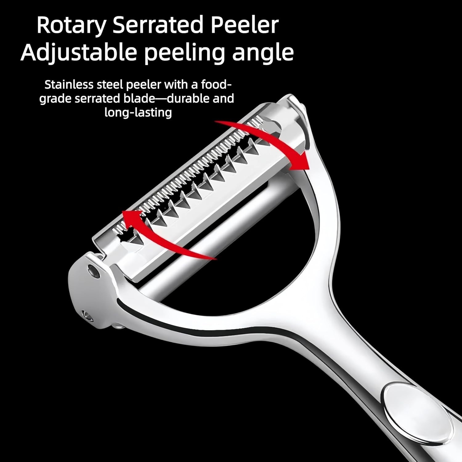 Versatile Y-Shaped 2-in-1 Peeler for Fruits & Vegetables – Safe & Easy Operation