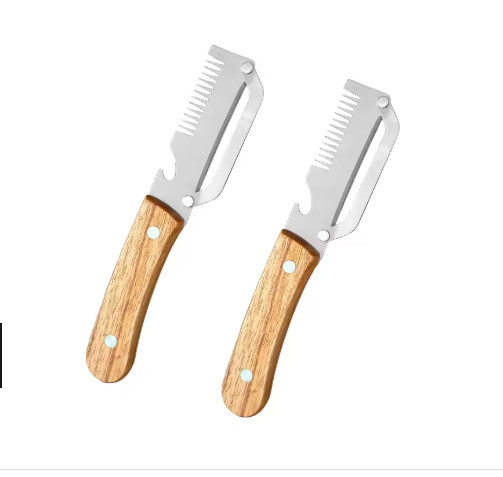NEW 2 in 1 Multi-Functional Vegetable Peeler for Kitchen Stainless Steel Peeler