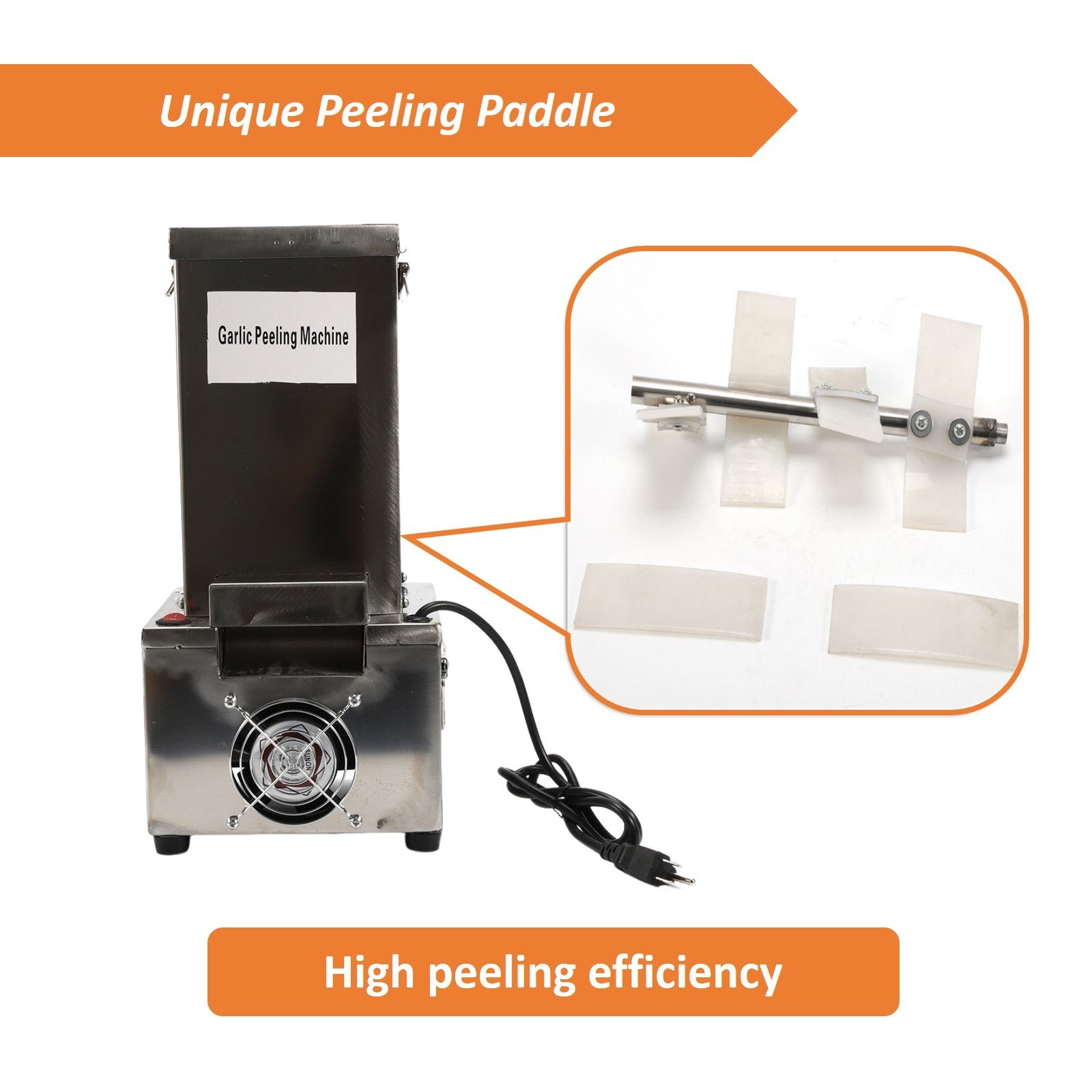 Household Garlic Peeling Machine Electric Garlic Peeler Garlic Separator 180W