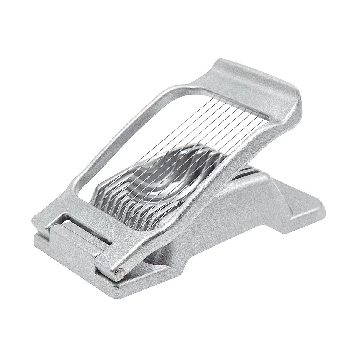 Heavy-Duty Aluminum Egg Slicer – Manual Multipurpose Cutter for Boiled Eggs & So