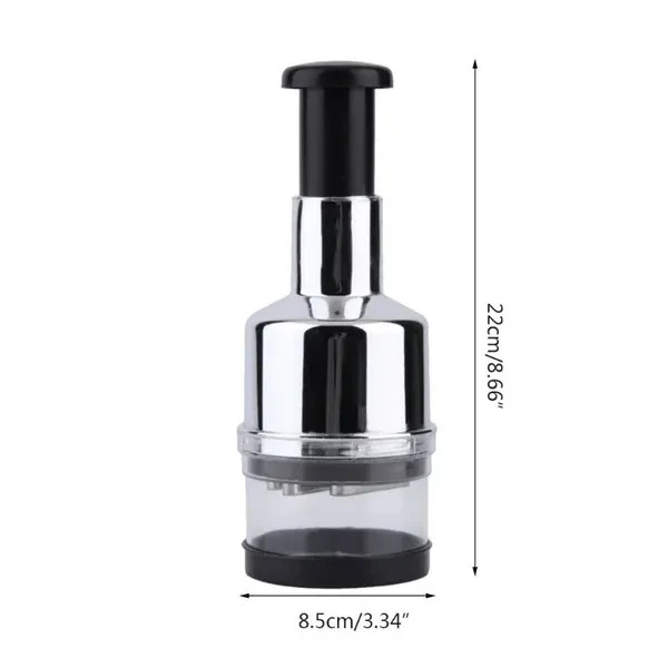 Manual Hand Press Garlic Onion Chopper Vegetable Food Chopper Processor Dicer