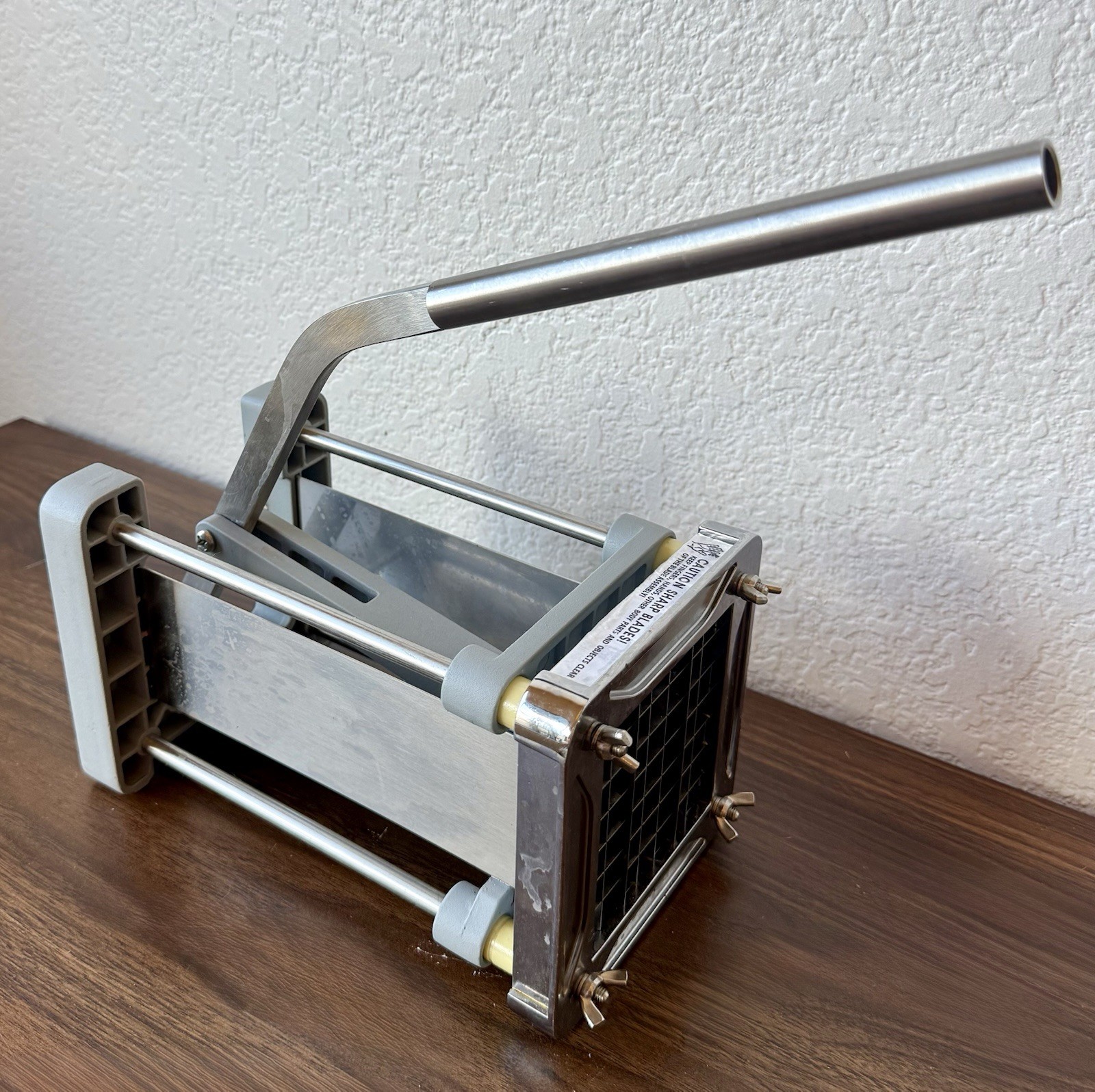 Commercial Heavy Duty Manual French Fry Potato Cutter Stainless Steel 1/2” Blade