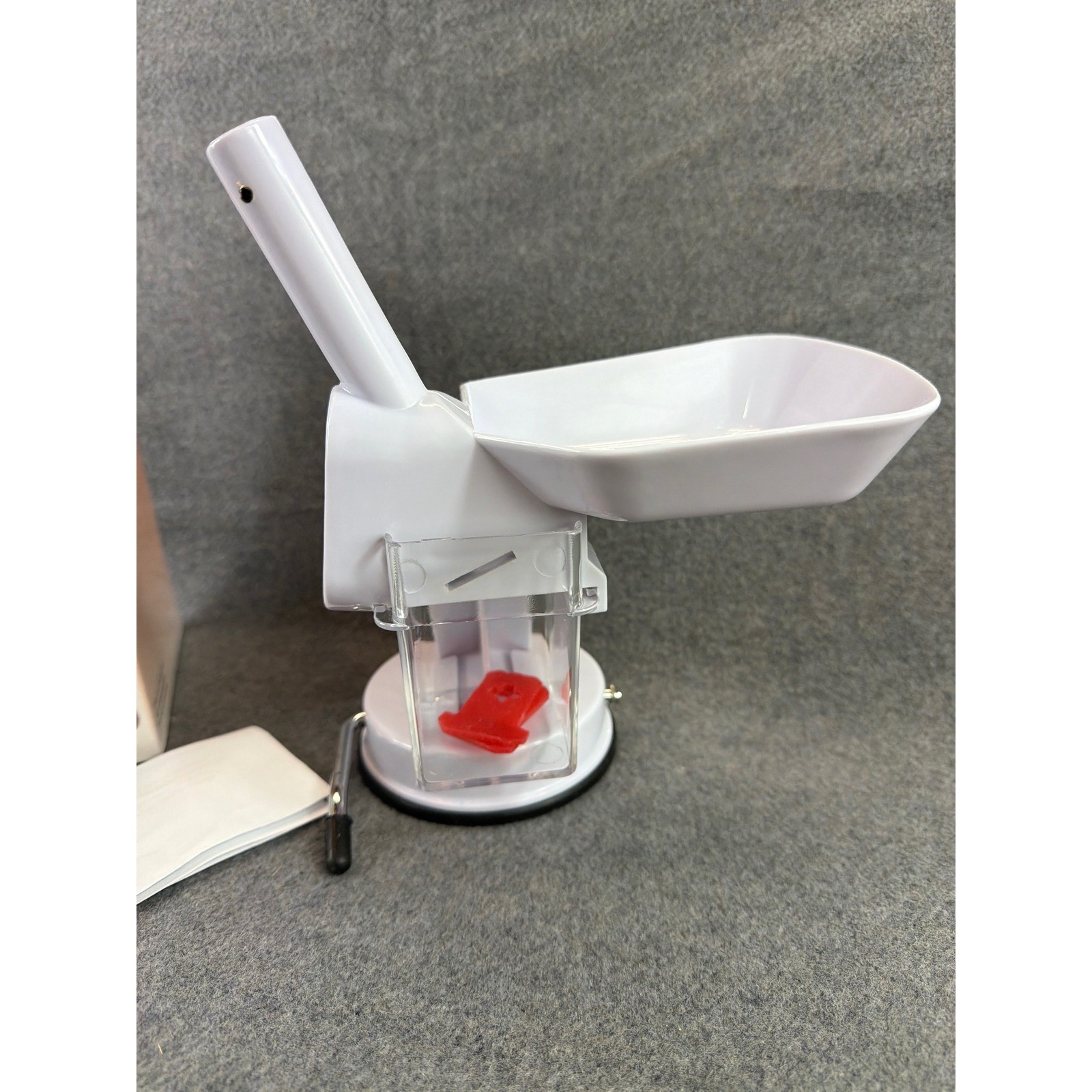Tabletop Cherry Pitter Stoner White Suction Base LT Williams Sonoma Cherry Stone