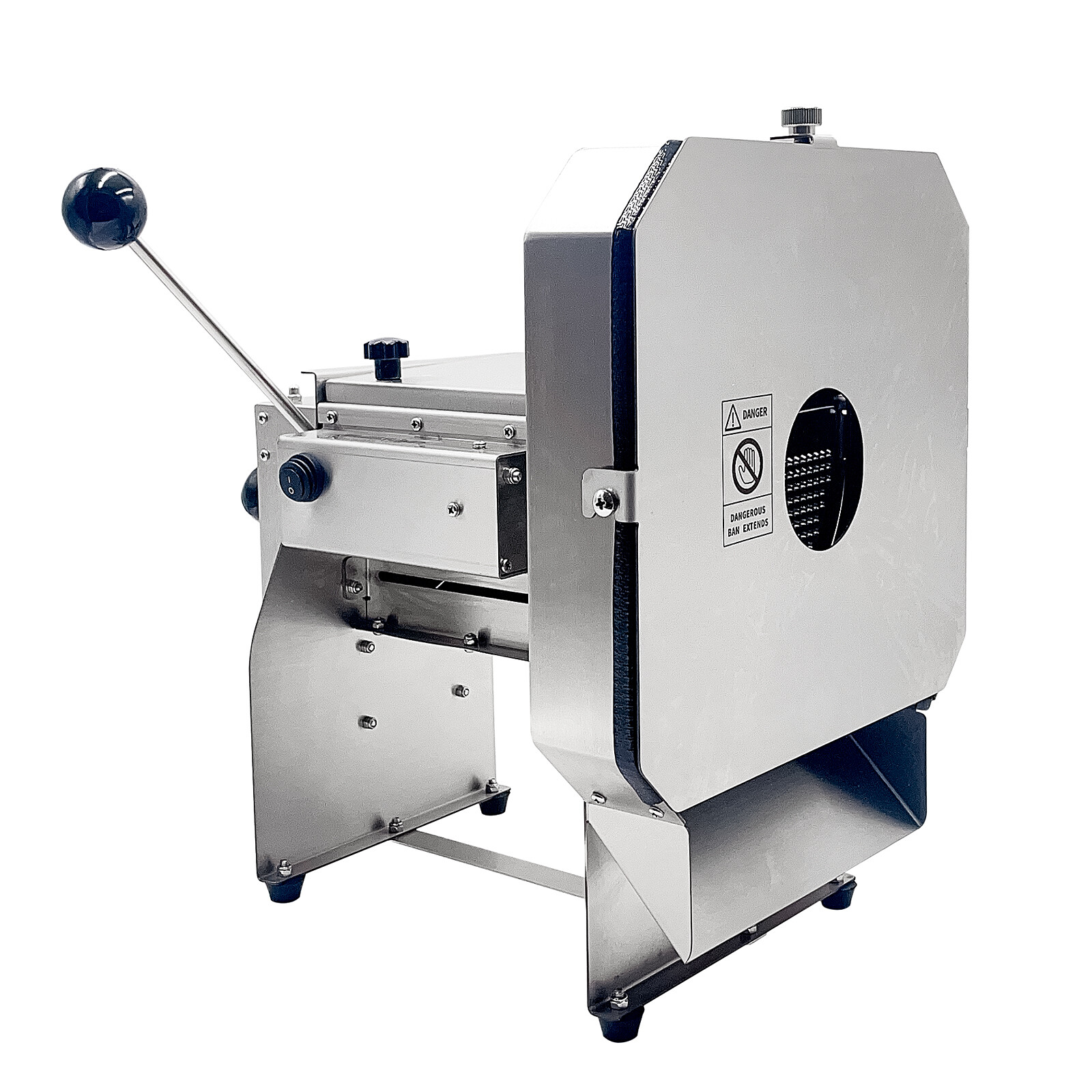 Commercial Fruit Slicer 2 in 1 Electric Vegetable Cutter Machine (0-0.4″) Adjust