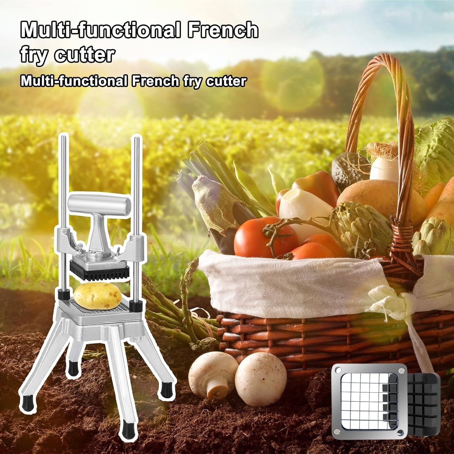 Replacement Chopper1/2‘’Blade Commercial Vegetable Chopper Dicer Stainless Steel