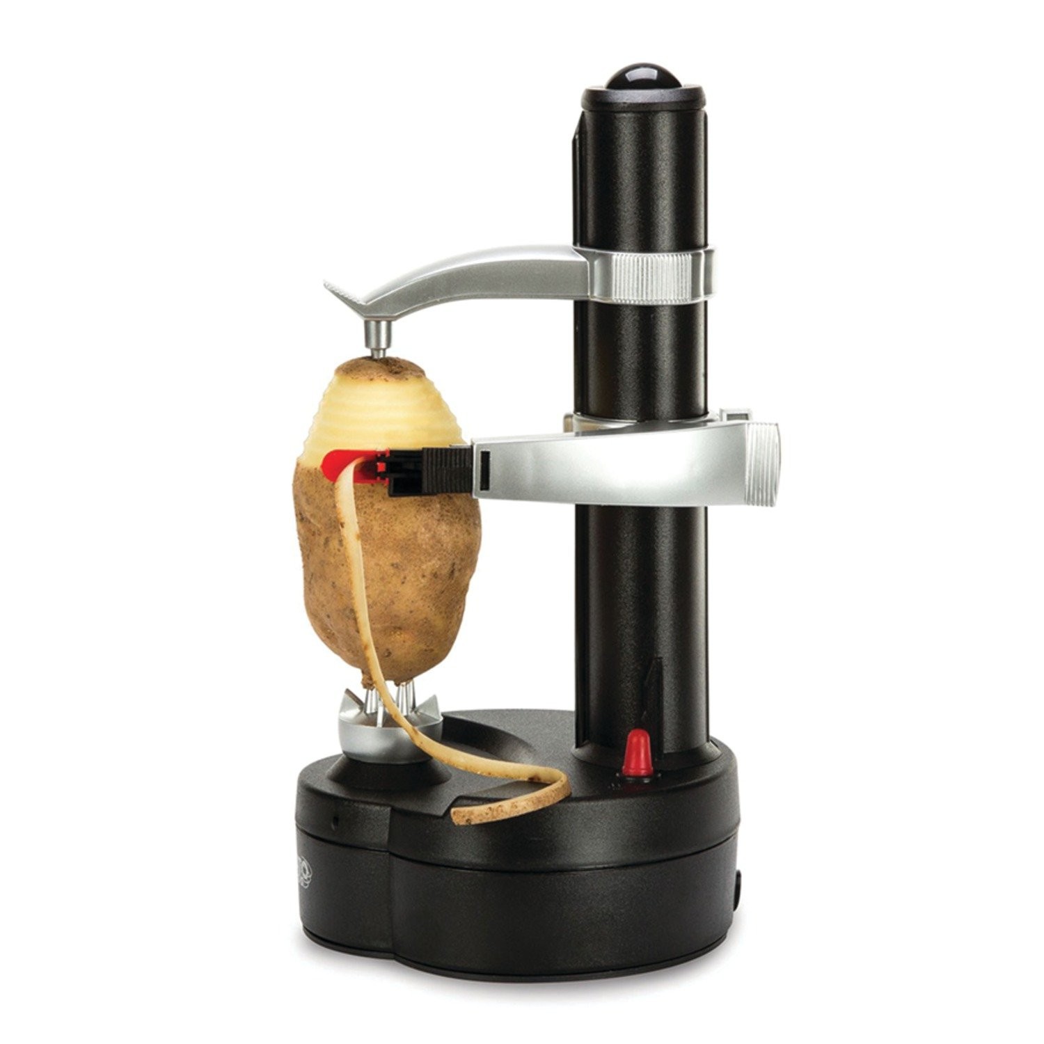 Electric Fruit Peeler Rotato, 2 Blades, Easy Grip, Kitchen Gadget, Black