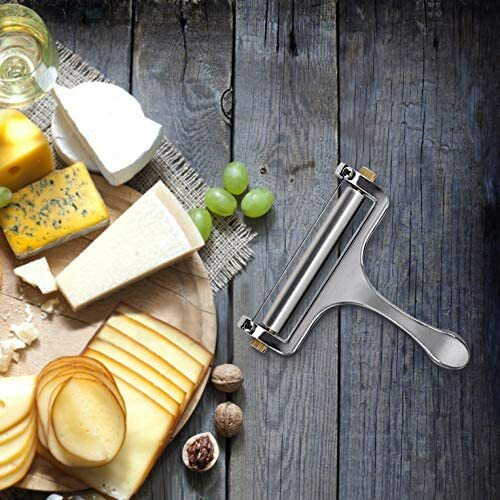 Thickness Adjustable Wire Cheese Slicer Cutter Stainless Steel-SEE VIDEO