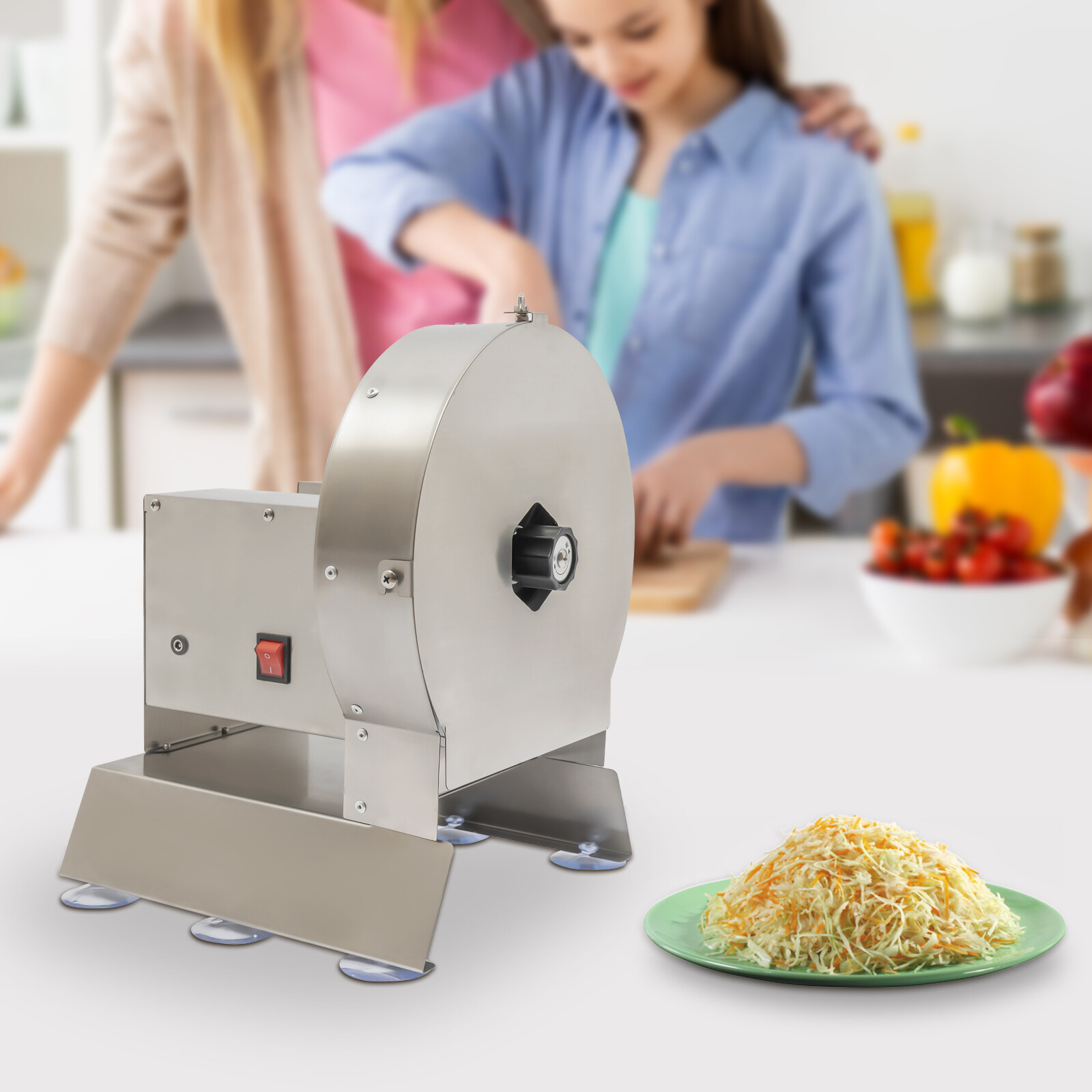 Electric & Hand Dual-purpose Vegetable Fruit Dicer Onion Tomato Slicer Chopper