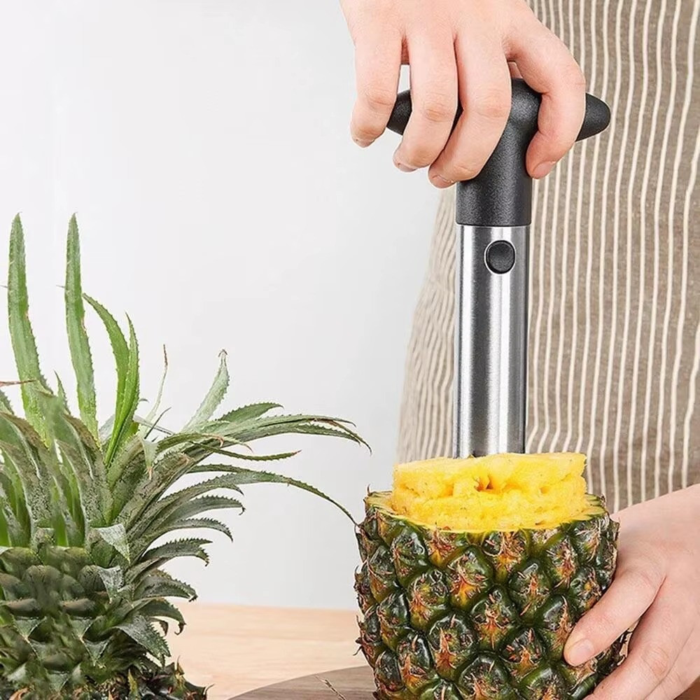 Pineapple Peeler Corer Slicer Stainless Steel Fruit Cutter Easy Kitchen Tool