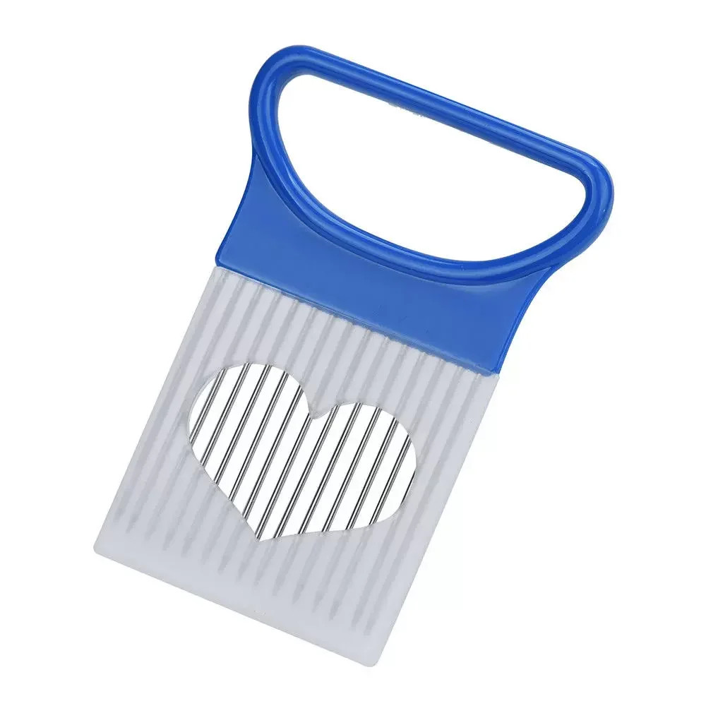 Effortlessly Slice Onions with This 1Pc Colorful Onion Slicer Kitchen Stainless