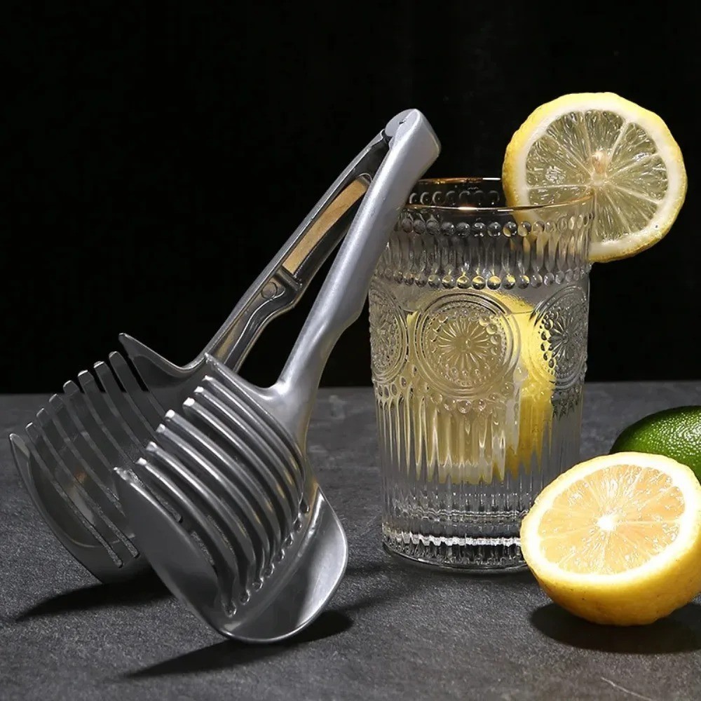 Handheld Fruit & Vegetable Slicer – Orange, Lemon, Tomato & Onion Cutter