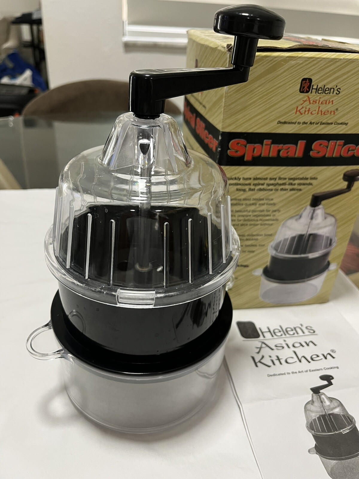 Helen’s Asian Kitchen Spiral Slicer Item # 97101 Made In China