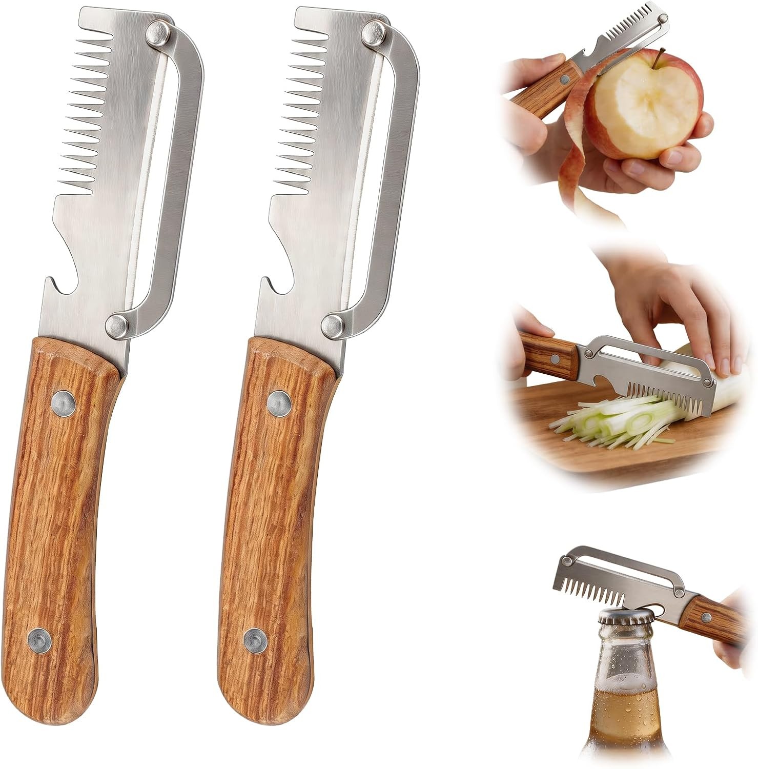 3 in 1 Multi-Functional Vegetable Peeler for Kitchen Stainless Steel Peeler
