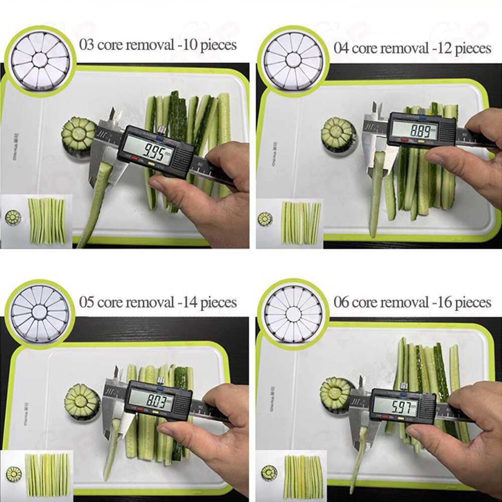 Commercial Cucumber Cutting Machine Cucumber Strip Cutter Set for Sushi Rolling