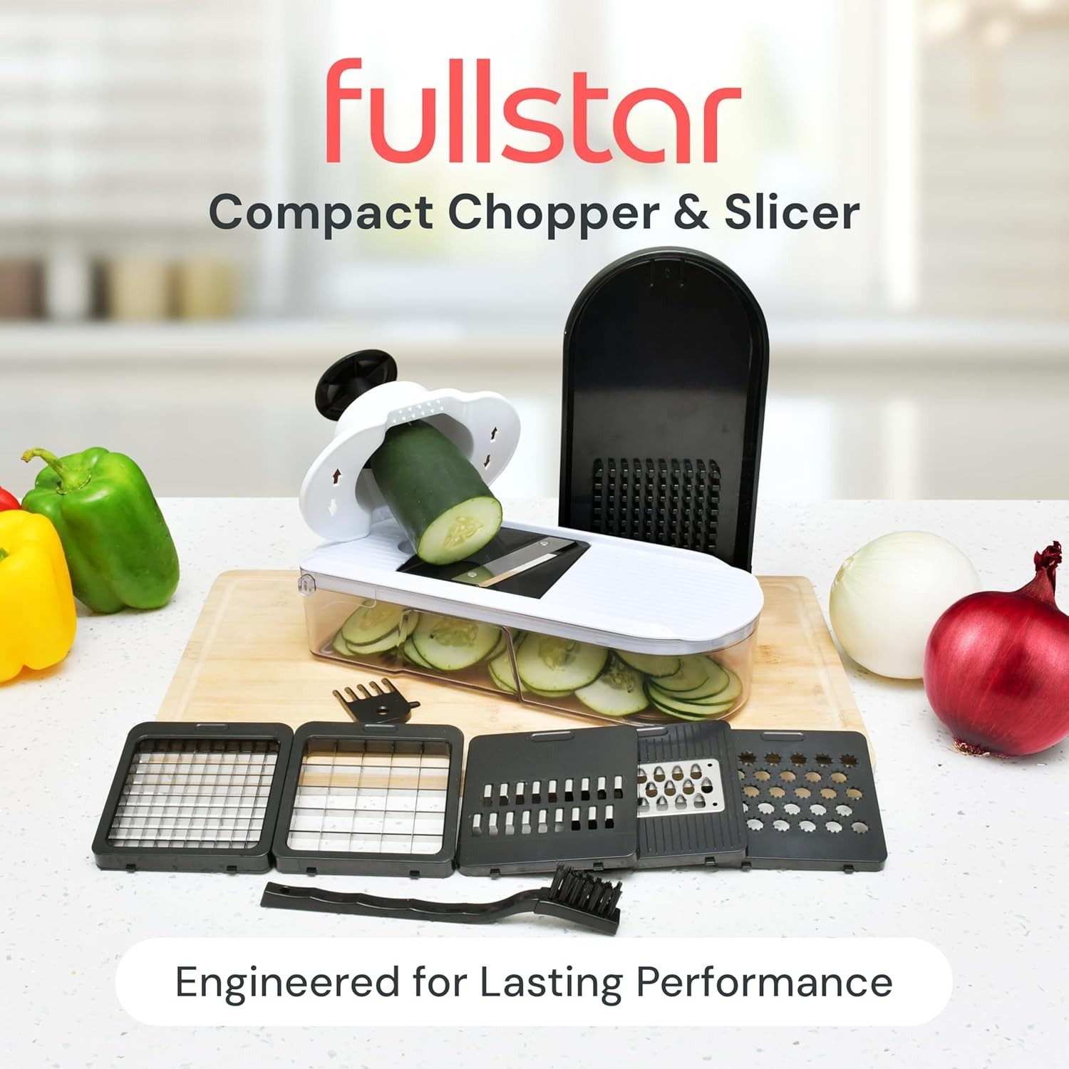 Fullstar The Original Pro Chopper – Vegetable Chopper and Spiralizer, Food Chopp