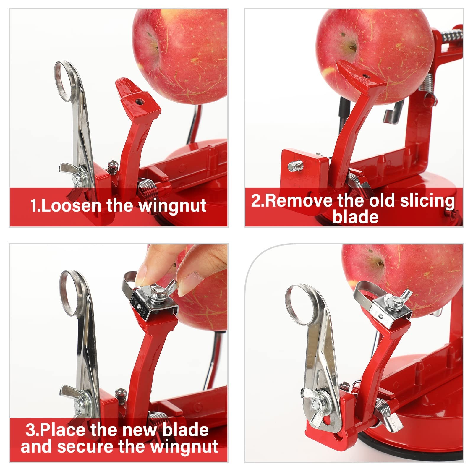 Jutom Universal Apple Peeler Replacement Blade Apple Peeler and Corer