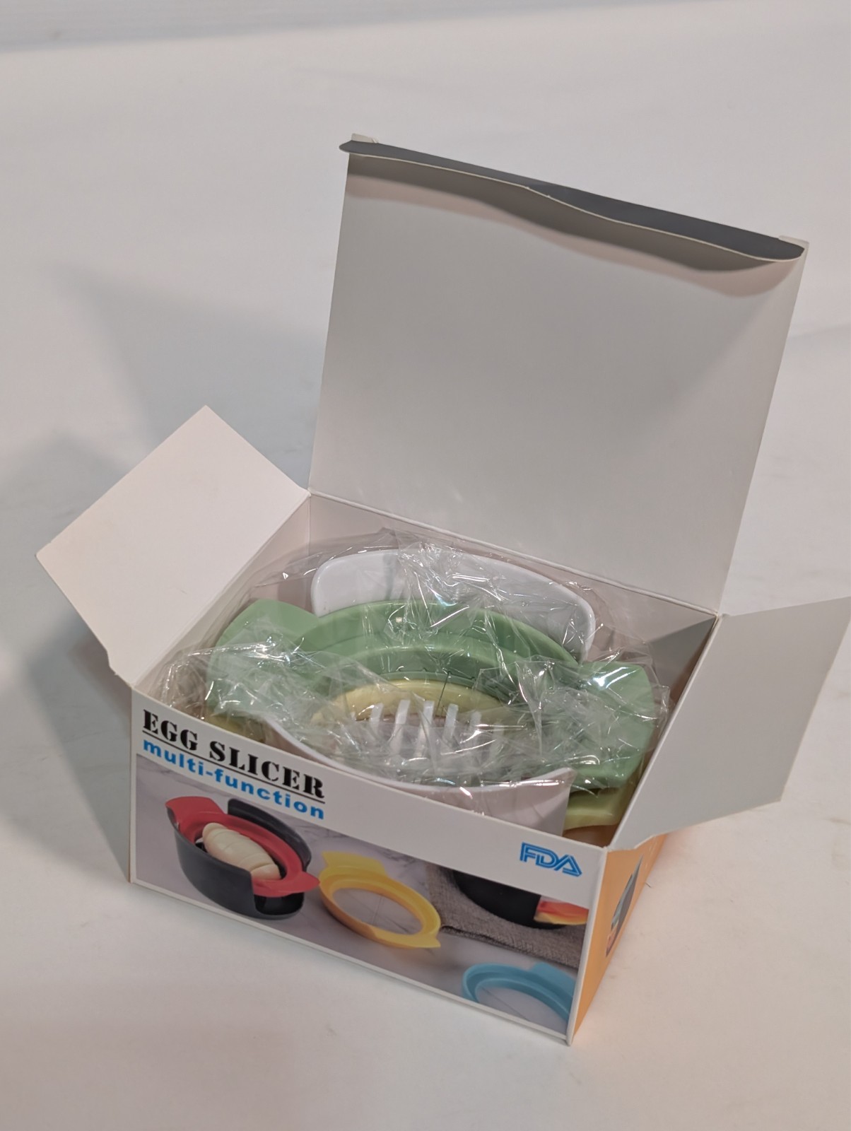 Case of 96 4-in-1 egg slicers, multi-function cutter halves wedges slices