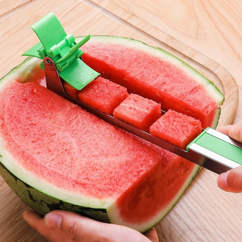 Watermelon Slicer Fruit Cutter Windmill Kitchen Utensils Gadgets Stainless Steel