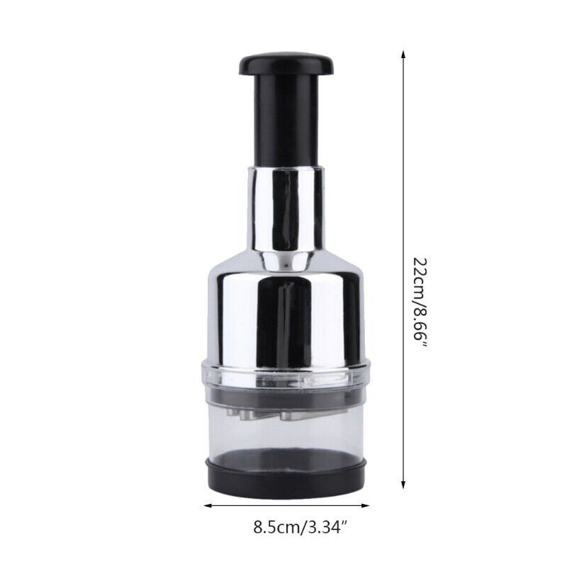 Manual Hand Press Garlic Onion Chopper Vegetable Food Chopper Processor Dicer